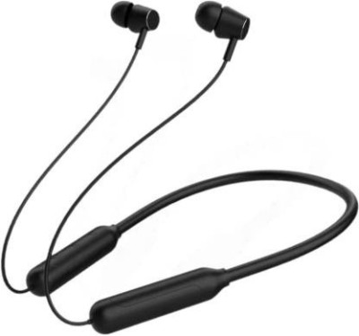 xerovex Super Bass 100 Hours Playtime Bluetooth Neckband 10mm Drivers Bluetooth Bluetooth Gaming(Black, In the Ear)