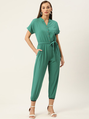 Rue Collection Solid Women Jumpsuit