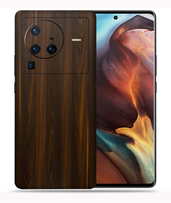 WeCre8 Skin's Vivo X80 Pro 5G, Mahogany Wood Mobile Skin(Multicolor)