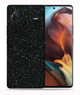 WeCre8 Skin's Vivo X80 Pro 5G, Black Glitter Mobile Skin(Black)