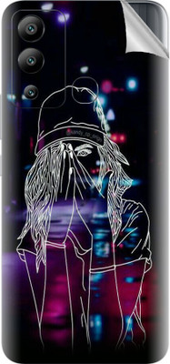 Snooky Infinix Hot 12i Mobile Skin(Multicolor)
