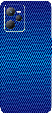 AsSkin Realme C35 Mobile Skin(Ultra Super Blue Carbon Fiber Skin With High Matte Finish..0786)