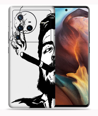 SkinoMania Vivo X80 Pro-5G Mobile Skin(Multicolour Smoker-Art)