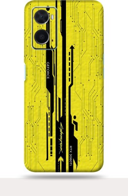 OggyBaba Oppo A76, Cyberpunk Yellow Mobile Skin(Multicolor)