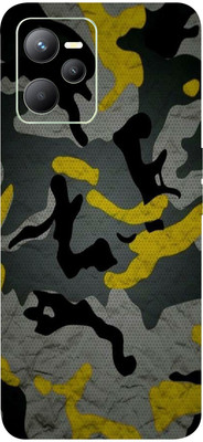 AsSkin Realme C35 Mobile Skin(Ultra Super Camouflage Military Yellow Skin With High Matte Finish..0786)