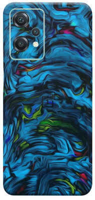 Mclaxa Blue Lava Mobile Back Skin, Blue Lava, ONE PLUS NORD CE 2 LITE 5G Mobile Skin(Blue Lava Skin With Super Matte Finish)