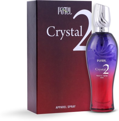 PATEL Crystal-2 Long Lasting Apparel Spray Perfume  -  60 ml(For Men & Women)