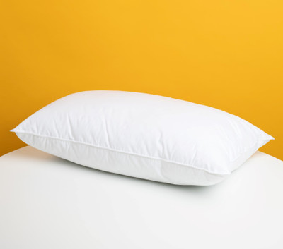 flamo Cotton Solid Sleeping Pillow Pack of 1(White)