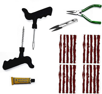 Giinix GNX 20 Strip Car Tire Repair Tool Kit Studding Tool Set Tubeless Tyre Puncture Repair Kit