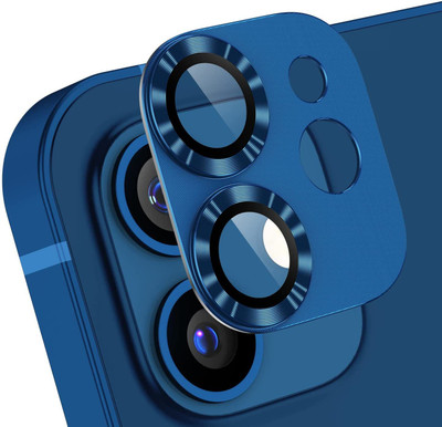 Mobilive Camera Lens Protector for Apple iPhone 12 Mini Metal Ring With Glass Protection(Pack of 1)