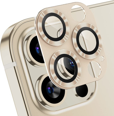 Casesily Camera Lens Protector for Apple iPhone 12 Pro Max Metal Ring With Glass Protection(Pack of 1)