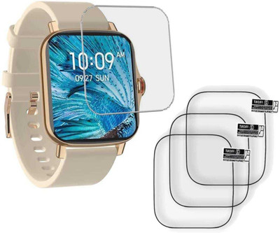 DOWRVIN Edge To Edge Screen Guard for Minix Vega Full Touch Smartwatch With HD Bluetooth Calling 1.69 inch ,(Pack of 3)
