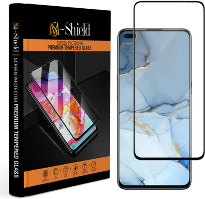 MS-Shield Edge To Edge Tempered Glass for OPPO Reno3 Pro(Pack of 1)