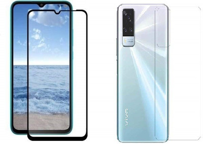 4 YARDS Front and Back Tempered Glass for Vivo Y51 (11-D)(Pack of 1)