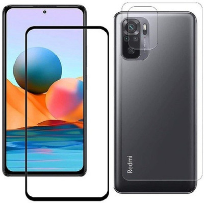 4 YARDS Front and Back Tempered Glass for Redmi Note 10 (11-D)(Pack of 1)