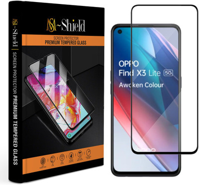 MS-Shield Tempered Glass Guard for OPPO Find X3 Lite 5G(Pack of 1)