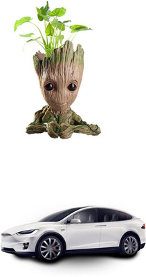 PRTEK Guardians of The Galaxy Baby Groot Multi Purpose Flower Pot/Pen Stand 233 Decorative Showpiece  -  8 cm(Plastic, Multicolor)