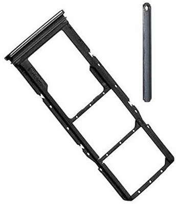 Furious3D Sim Card Tray(Compatible With Proper Fitting Realme XT (Black)
