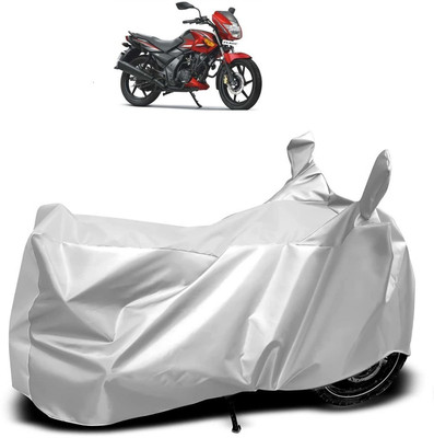 OXTAUL Two Wheeler Cover for TVS(Flame SR125, Silver)