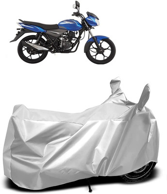 OXTAUL Two Wheeler Cover for Bajaj(Discover 110, Silver)