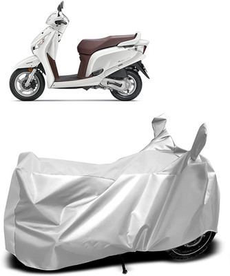 OXTAUL Two Wheeler Cover for Bajaj(Aviator, Silver)