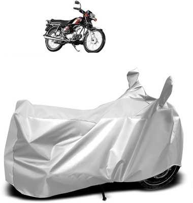 OXTAUL Two Wheeler Cover for Hero(CD 100 SS, Silver)