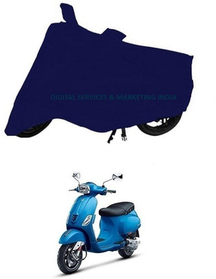 DSAMI Two Wheeler Cover for Vespa(Vespa SXL 125, Blue)