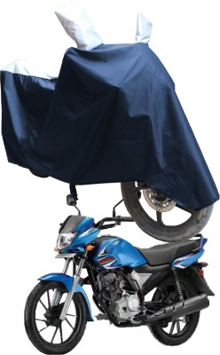 SS FOR YOUR SMART NEEDS Two Wheeler Cover for Yamaha(Saluto RX BS6, Blue, White)