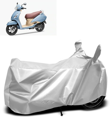 OXTAUL Two Wheeler Cover for TVS(Jupiter Grande, Silver)