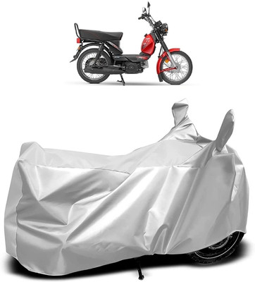 OXTAUL Two Wheeler Cover for TVS(XL 100, Silver)