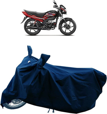 KEDIT Two Wheeler Cover for Hero(Passion, Blue)