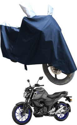 SS FOR YOUR SMART NEEDS Two Wheeler Cover for Yamaha(FZ-S Fi Version 3.0 BS6, Blue, White)