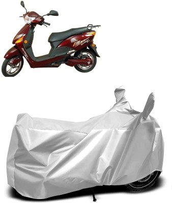 OXTAUL Two Wheeler Cover for Hero(Electric Zippy, Silver)