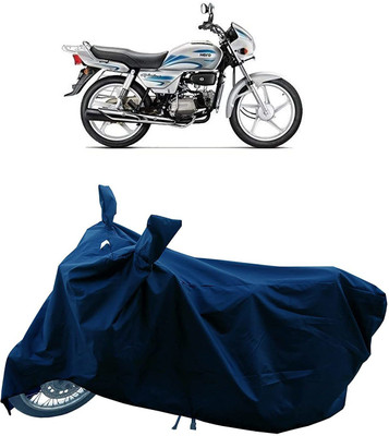 KEDIT Two Wheeler Cover for Hero(MotoCorp Splendor Plus, Blue)