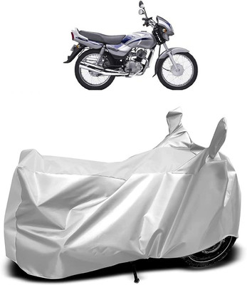 OXTAUL Two Wheeler Cover for TVS(Victor Edge, Silver)