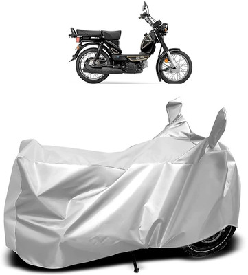 OXTAUL Two Wheeler Cover for TVS(XL 100 Heavy Duty, Silver)