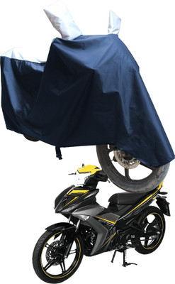 SS FOR YOUR SMART NEEDS Two Wheeler Cover for Yamaha(Gladiator, Blue, White)
