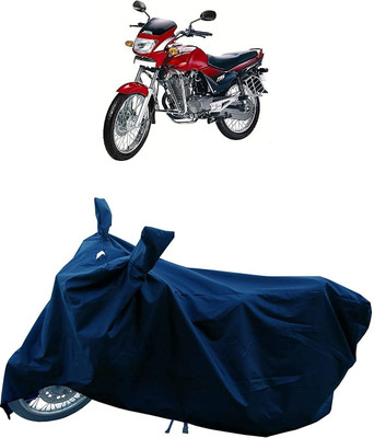 KEDIT Two Wheeler Cover for Hero(Ambition, Blue)