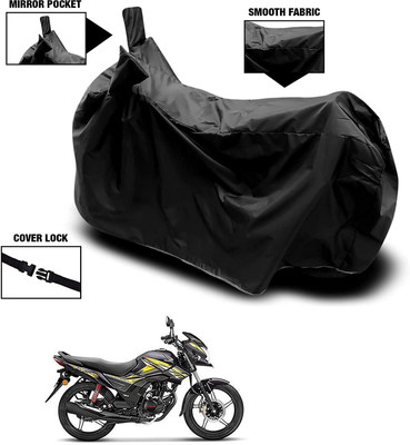 WMIZEXA Waterproof Two Wheeler Cover for Honda(CB Shine SP, Black)