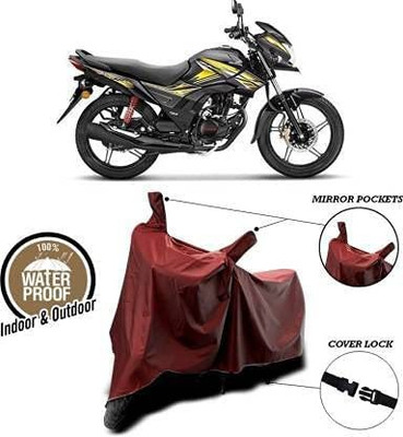 WMIZEXA Waterproof Two Wheeler Cover for Honda(SP 125, Maroon)