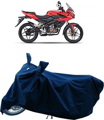 KEDIT Two Wheeler Cover for Bajaj(Pulsar AS 150, Blue)