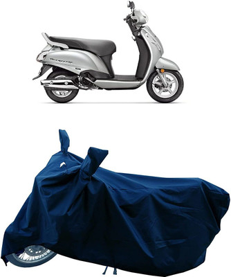 KEDIT Two Wheeler Cover for Suzuki(Access 125, Blue)