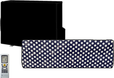 KVAR Air Conditioner  Cover(Width: 58 cm, Blue, White)