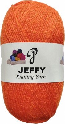 JEFFY BlueBell 300 GM (1 BALL, 100 GM EACH)Wool Ball Hand Knitting Wool, Shade No-65