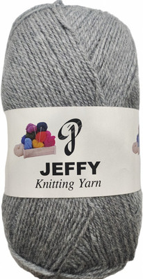 JEFFY BlueBell 200 GM (1 BALL, 100 GM EACH)Wool Ball Hand Knitting Wool, Shade No-88
