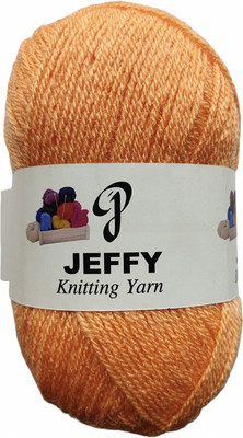 JEFFY BlueBell 200 GM (1 BALL, 100 GM EACH)Wool Ball Hand Knitting Wool, Shade No-83
