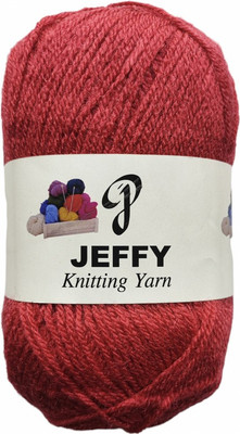 JEFFY BlueBell 300 GM (1 BALL, 100 GM EACH)Wool Ball Hand Knitting Wool, Shade No-71