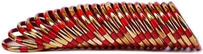 MADHAV ENTERPRISES Glass Bangle Set(Pack of 24)