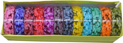 CRAFTLOVE Plastic Bracelet Set(Pack of 12)