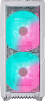 COOLER MASTER H500-WGNN-S00 Mid Tower Cabinet with USB 2.0 and USB 3.0 Ports Compatible with Computer(White)